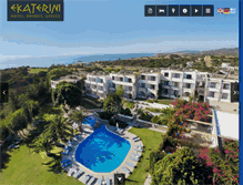 Tablet Screenshot of ekaterini-hotel.com
